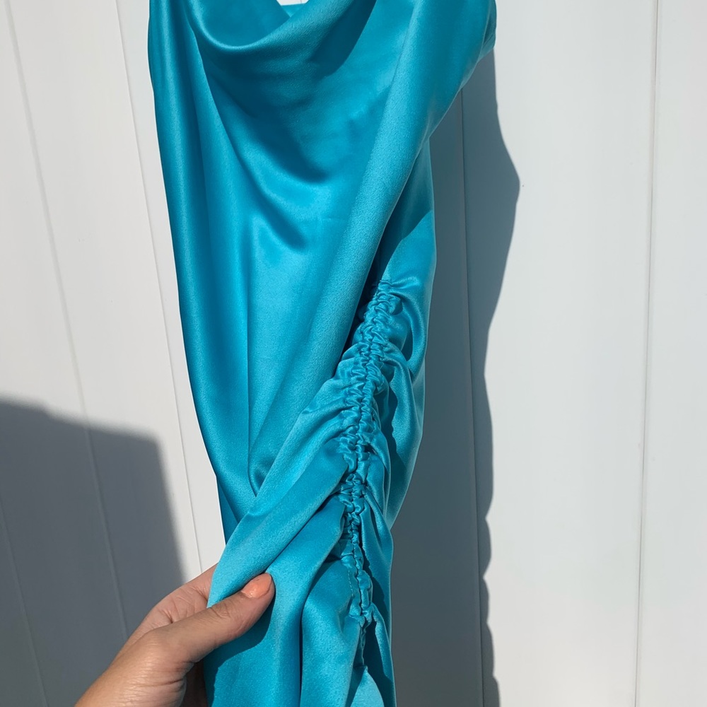 Topshop Silk Mini Dress - Picture 7 of 8